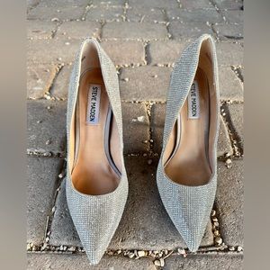 Crystal Rhinestone Steve Madden Pumps